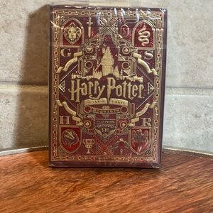 NEW! Harry Potter Premium Playing Cards Collector's Red Gold Theory11 NWT